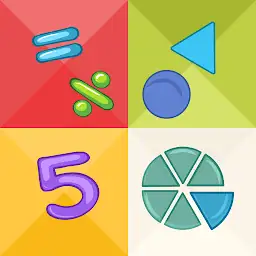 Cool & Fun Math Games for Kids — Android app icon