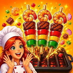 Oh My Skewer : Grill Sort — Android game icon