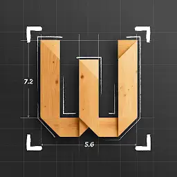 Woodsense: Wood Plans & Guides — Android app icon