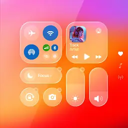 Control Center Liquid Glass 26 — Android app icon