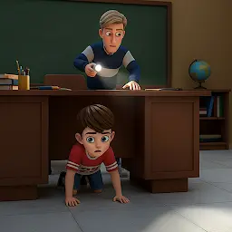 School Boy Stealth Escape — Android game icon