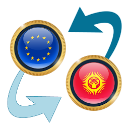 Euro x Kyrgystani Som — Android app icon