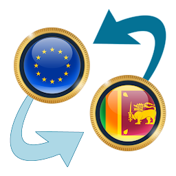 Euro x Sri Lanka Rupee — Android app icon