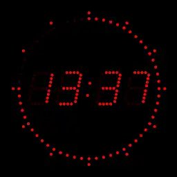 LED Studio Clock & watch face — Android app icon