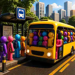 Bus Sort — Android game icon