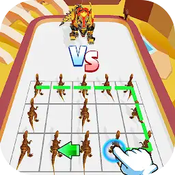 Dino game: Dinos VS Monsters — Android game icon