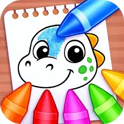 Dino Coloring Game — Android game icon