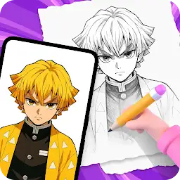 Draw Anime - AR Tracing App — Android app icon