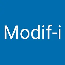 Modif-i — Android app icon