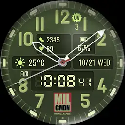 Digital Military Watch Face — Android app icon