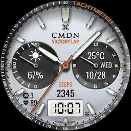 Racing Chronograph Watch Face — Android app icon