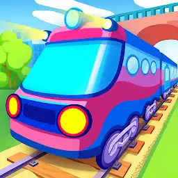 Train station. Railroad works — Android game icon