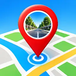 GPS Coordinates & Street View — Android app icon