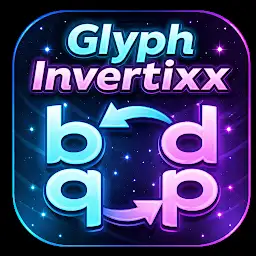 GlyphInvertixx — Android game icon