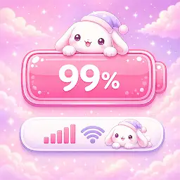 Emoji Battery & Status Bar — Android app icon