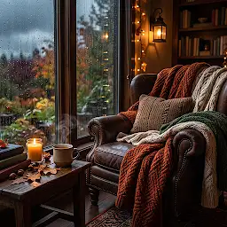 Cozy Rainy Days Theme +HOME — Android app icon