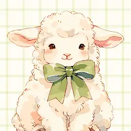 Fluffy Lamb and Clovers Theme — Android app icon