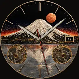 Fuji Dawn Japanese Watch Face — Android app icon