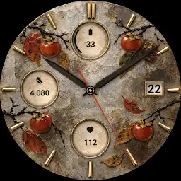Persimmon Japanese Watch Face — Android app icon
