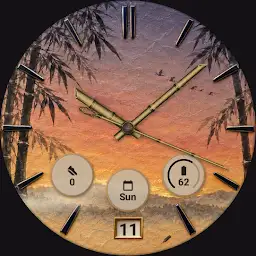 Karigane Japanese Watch Face — Android app icon
