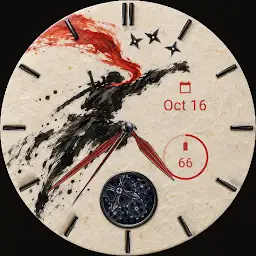 Sumi Ninja Japanese Watch Face — Android app icon