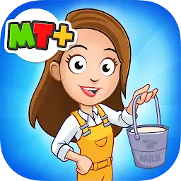 My Town Farm Animal game — Android game icon