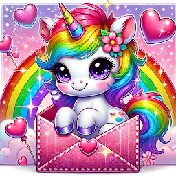 Unicorn Invitations Cards — Android app icon