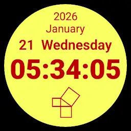 FunnyDigital Wear OS watchface — Android app icon