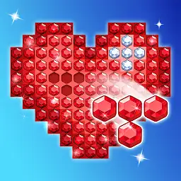 Sparkle Gem Color Puzzle — Android game icon