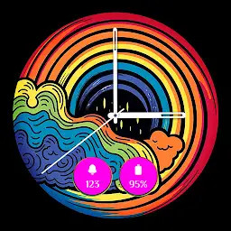 Rainbow Colorful Watch Faces — Android app icon