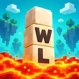 Word or Lava: Word Tower — Android game icon