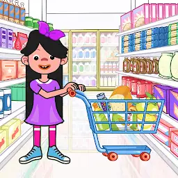 Kids Supermarket Shopping Game — Android game icon