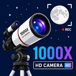 Telescope 1000x Zoom Camera — Android app icon